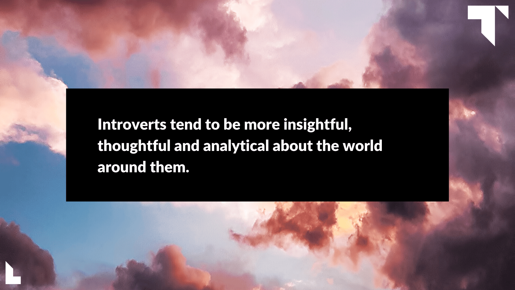 Introvert quote over cloud image 