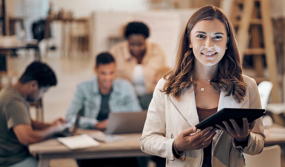 Woman in technology management - work smarter not harder